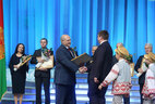 The special prize of the President of the Republic of Belarus is bestowed upon the exemplary ensemble Onoshkovskiye Muzykanty (Onoshki Musicians) of the Onoshki children’s music school (Nesvizh District)