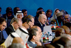 Alexander Lukashenko and the participants of the OIC summit