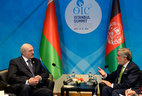 Meeting of Belarus President Alexander Lukashenko and Afghanistan Prime Minister Abdullah Abdullah