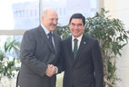 церемония открытия посольства Туркменистана в Беларуси
