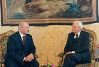 The meeting of President Alexander Lukashenko and Italy President Sergio Mattarella