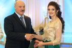 Anastasia Voishanarovich receives a presidential letter of appreciation