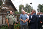 Alexander Lukashenko visits the rural tourism complex