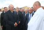 Alexander Lukashenko visits the agricultural enterprise Savushkino in Malorita District