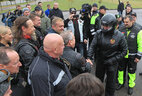 Alexander Lukashenko meets with the participants of the bikers’ festival