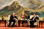 Встреча с Председателем Постоянного комитета Всекитайского собрания народных представителей Чжан Дэцзяном