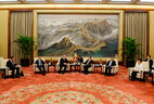 Во время встречи с Председателем Постоянного комитета Всекитайского собрания народных представителей Чжан Дэцзяном