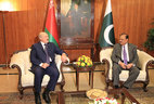 Negotiations with Pakistan President Mamnoon Hussain