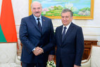 Working meeting with Acting President of Uzbekistan, Prime Minister Shavkat Mirziyoyev