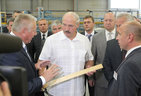 Alexander Lukashenko visited IOOO VMG Industry in the free economic zone Mogilev