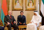 Переговоры с Наследным принцем Абу-Даби, заместителем Верховного Главнокомандующего Вооруженными Силами ОАЭ шейхом Мухаммедом бен Заидом аль-Нахайяном