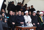 Президент Беларуси Александр Лукашенко и Президент Турции Реджеп Тайип Эрдоган на церемонии открытия Соборной мечети в Минске