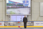Alexander Lukashenko inaugurates the ice arena in Shklov