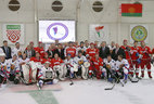 Participants of the ice hockey match