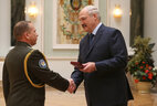 Deputy commander for ideology of the Air Force and Air Defense Valery Shevchenko is honored with the Order for Service to the Homeland 3rd Class