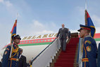 Belarus President Alexander Lukashenko has arrived in Egypt on an official visit. The aircraft with the Belarusian head of state on board has landed in Cairo International Airport
