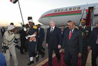 Belarus President Alexander Lukashenko has arrived in Sudan on an official visit. The aircraft with the Belarusian head of state on board landed in Khartoum International Airport. Sudan President Omar Hassan Ahmad al-Bashir welcomed Alexander Lukashenko at the airport