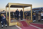 Ceremony of official welcome for Belarus President Alexander Lukashenko in Khartoum