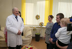 During the visit to the National Research Center for Organ and Tissue Transplantation