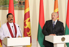Alexander Lukashenko and Mahinda Rajapaksa