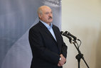 Александр Лукашенко во время встречи с трудовым коллективом предприятия "Арвибелагро"