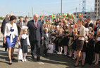 President of Belarus Alexander Lukashenko visited secondary school No. 51 in Minsk