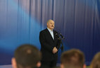 Alexander Lukashenko meets with the personnel of OAO Rechitsadrev