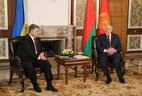 Переговоры с Президентом Украины Петром Порошенко
