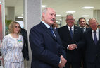 Президент Беларуси Александр Лукашенко во время встречи с представителями учащейся молодежи