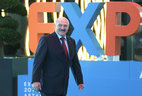 Belarus President Alexander Lukashenko attends the Astana Expo 2017 opening ceremony