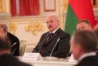 Alexander Lukashenko at the session of the Supreme State Council of the Union State