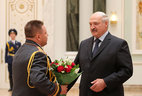 Head of the Main Department of the Interior Ministry of the Minsk City Hall Alexander Barsukov is honored with the Order for Service to the Homeland 2nd Class