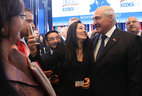 Alexander Lukashenko with participants of the OSCE PA session