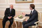 Встреча с Министром иностранных дел Австрии, Действующим председателем ОБСЕ Себастьяном Курцем