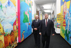 Belarus President Alexander Lukashenko and Ukraine President Petro Poroshenko