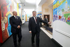 Belarus President Alexander Lukashenko and Ukraine President Petro Poroshenko