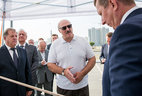 Alexander Lukashenko during the working trip to Brest