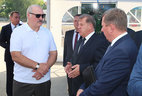 Alexander Lukashenko visits the construction site of the Western bypass in Brest