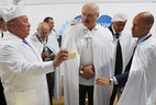 Alexander Lukashenko visits OAO Savushkin Product