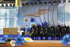 Alexander Lukashenko delivered a speech at the nationwide harvest festival Dazhynki 2013