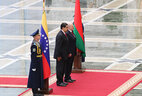 Церемония официальной встречи Президента Венесуэлы Николаса Мадуро во Дворце Независимости
