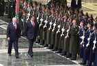 Церемония официальной встречи Президента Венесуэлы Николаса Мадуро во Дворце Независимости