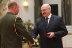 Commander of the 1250th military unit of border service Yuri Tertel is honored with the Order for Service to the Homeland 3rd Class