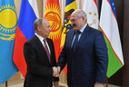 Президент России Владимир Путин и Президент Беларуси Александр Лукашенко