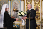 Alexander Lukashenko and Metropolitan Pavel