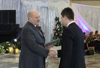 Letter of commendation from the Belarusian President is conferred on Vladimir Matveyev, department head at the BelTA News Agency