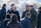 During the visit to the military unit of the Interior Ministry troops