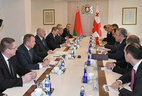 Negotiations with Georgia Prime Minister Giorgi Kvirikashvili