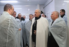 During the visit to the Vyazanka dairy farm affiliated with Dzerzhinsky agricultural company
