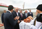 Belarus President Alexander Lukashenko has arrived in Moldova